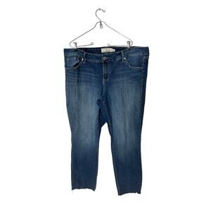 Torrid Skinny denim jeans womens size‎ 20 raw hem